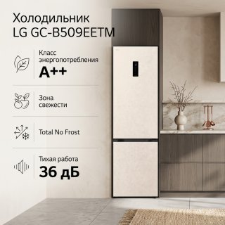 Холодильник LG GC-B509EETM бежевый