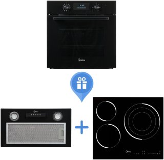 Духовой шкаф Midea MO69000 GB черный + подарок