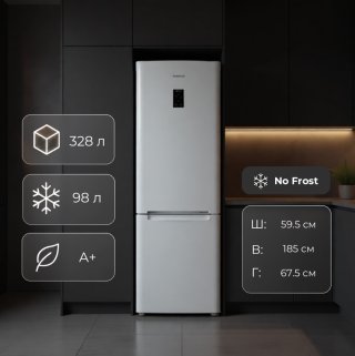 Холодильник Samsung RB33A32N0WW/WT белый