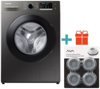 Стиральная машина Samsung WW80AGAS26AXLD 8 кг серый