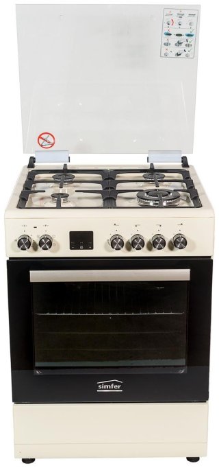 Кухонная плита Simfer FS653GWRR бежевый