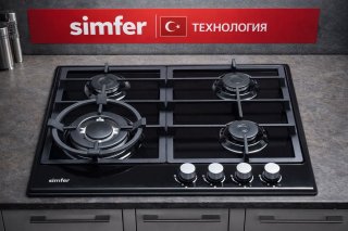 Газовая варочная поверхность Simfer H6406 VGWIM черный