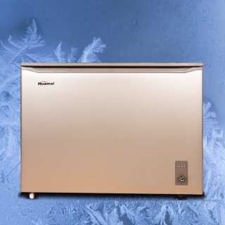 Морозильник HuaMei BC/BD-220CMG 230 л коричневый