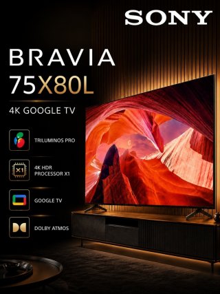 Телевизор Sony KD75X80L 191 см черный