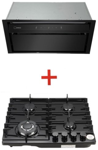 Газовая варочная поверхность Dessus DCM-64008B + DH-605B черный