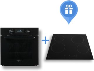 Духовой шкаф Midea MO69000GB + варочная поверхность Midea MCH-B641C черный