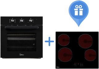 Духовой шкаф Midea MO11000GB + варочная поверхность Midea MCH-B641CK черный