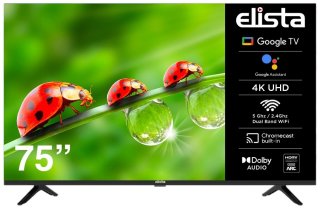Телевизор Elista GTV-75UHDELD 191 см черный