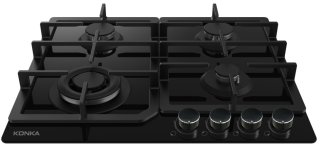Газовая варочная поверхность KONKA K60T401(WE) черный