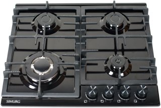 Газовая варочная поверхность SIMURG S 6401 BLACK-FFD черный