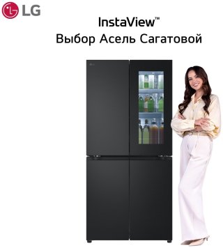 Холодильник LG GC-V22FFBMB черный