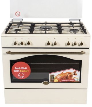 Кухонная плита Simfer FF 9507 YEAH бежевый
