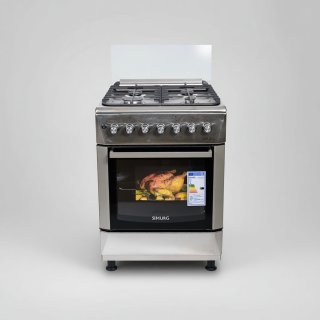 Кухонная плита SIMURG FK6406GAZW Luxe серый
