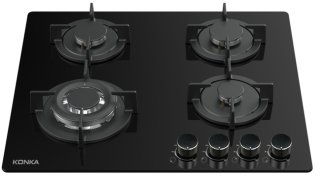 Газовая варочная поверхность KONKA K60T402(WE) черный