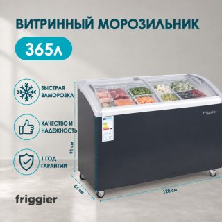 Морозильник Friggier J SD365BY 365 л серый
