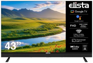 Телевизор Elista GTV-43FHDELD 107 см черный