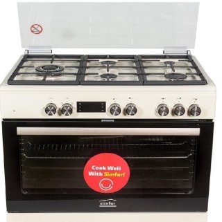 Кухонная плита Simfer F 9507 YELWRR бежевый